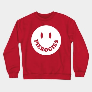 Pierogi Smiley Face Polish Crewneck Sweatshirt